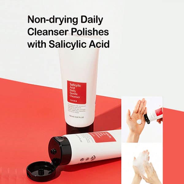 COSRX Salicylic Acid Daily Gentle Cleanser 150ml - Image 2