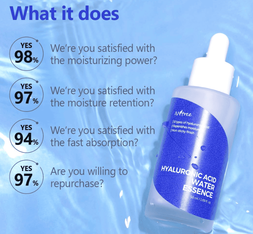 ISNTREE Hyaluronic Acid Water Essence - Image 2