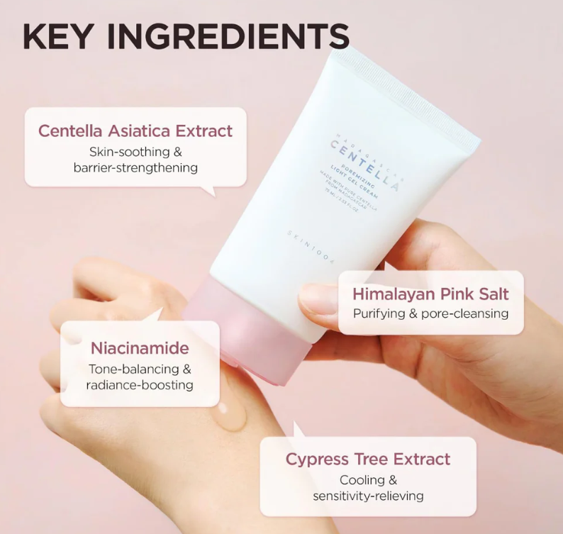 Skin1004 Madagascar Centella Poremizing Light Gel Cream 75ml - Image 2