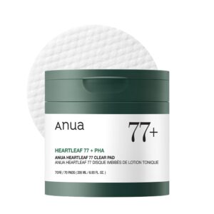 ANUA 77% Heartleaf Clear Pad 160ml (70pads)