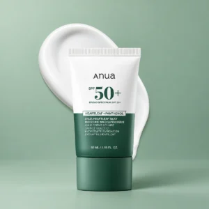 ANUA Heartleaf Silky Moisture Suncream 50ml