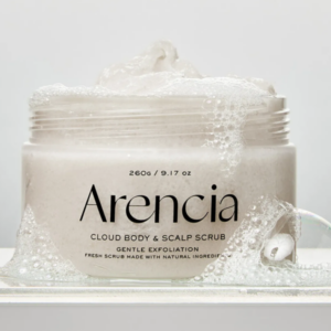 ARENCIA Cloud Body & Scalp Scrub – White Tea & Neroli