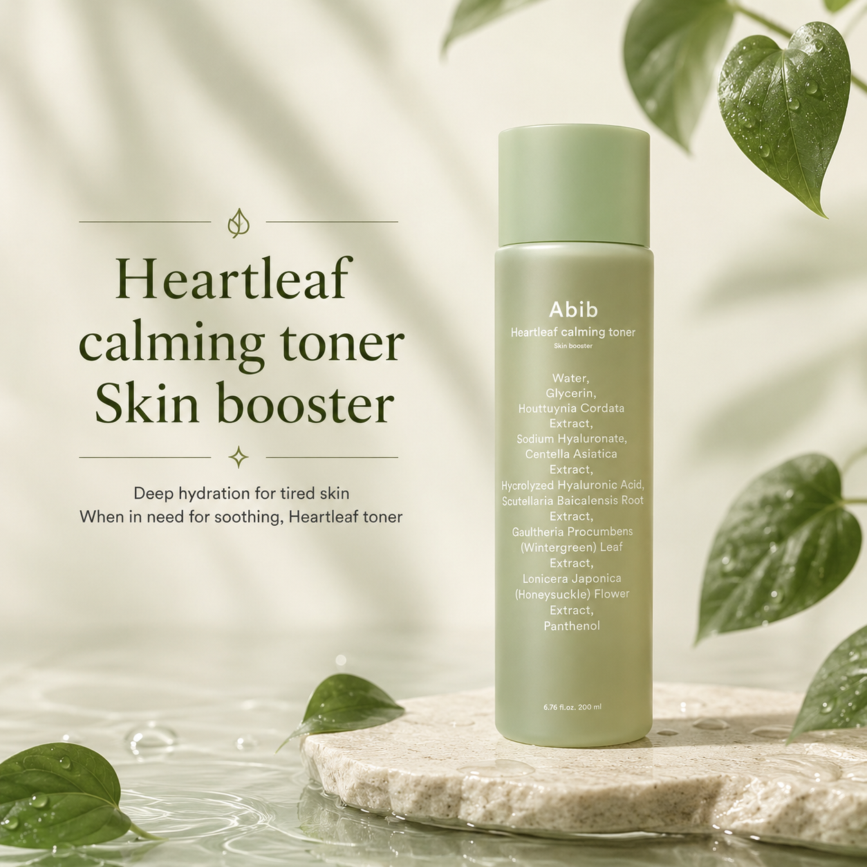 ABIB Heartleaf Calming Toner Skin Booster 200ml - Image 4