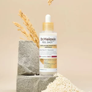 Dr MELAXIN Peeling Shot Exfoliating White Rice Ampoule 80ml