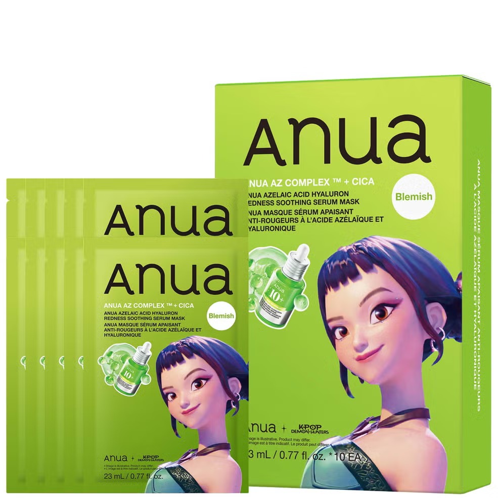 ANUA Kpop Demon Hunters Azelaic Acid Hyaluron Redness Soothing Serum Mask  23ml